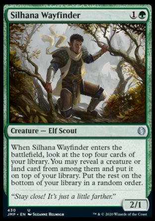 (430) Magic The Gathering Jumpstart Single: Silhana Wayfinder  Uncommon