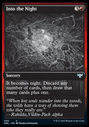 (430) Magic The Gathering Innistrad: Double Feature Single: Into the Night Holo Uncommon