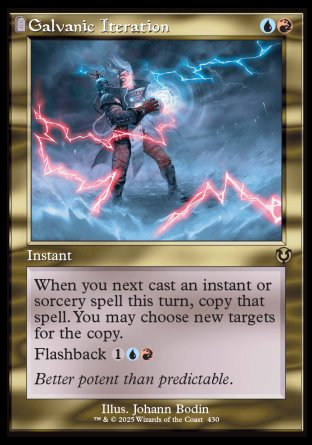 (430) Magic The Gathering Innistrad Remastered: Extras Single: Galvanic Iteration Holo Rare