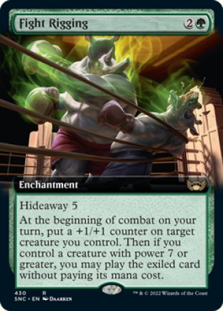 (430) Magic The Gathering Streets of New Capenna: Extras Single: Fight Rigging Holo Rare