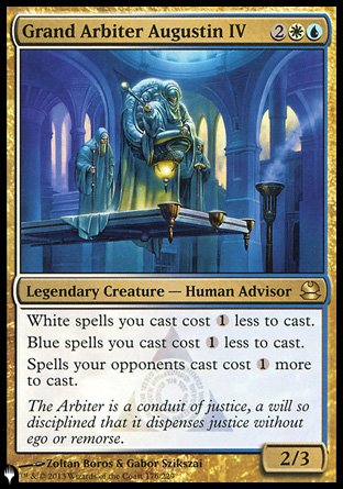 (176) Magic The Gathering The List Single: Grand Arbiter Augustin IV  Rare