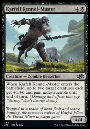 (430) Magic The Gathering Jumpstart 2022 Single: Karfell Kennel-Master  Common