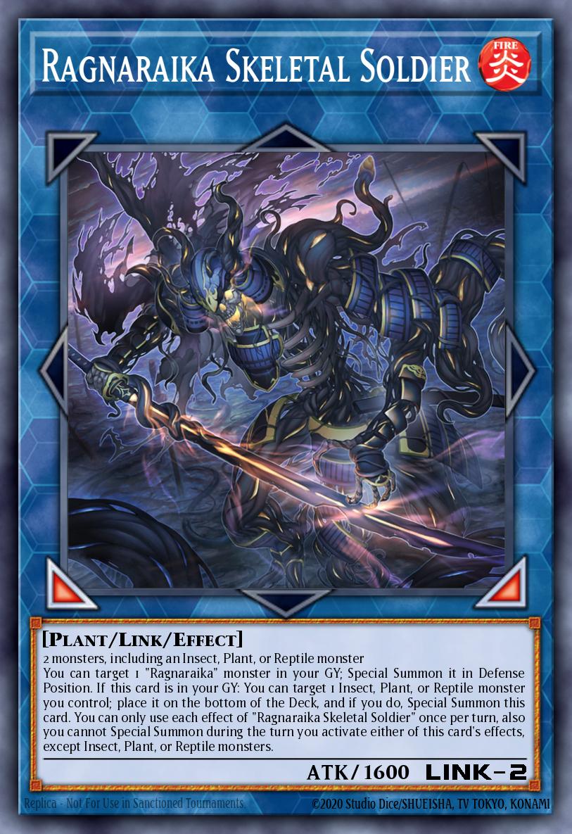 (047) YuGiOh TCG LEDE: Legacy of Destruction Single: Ragnaraika Skeletal Soldier  Common