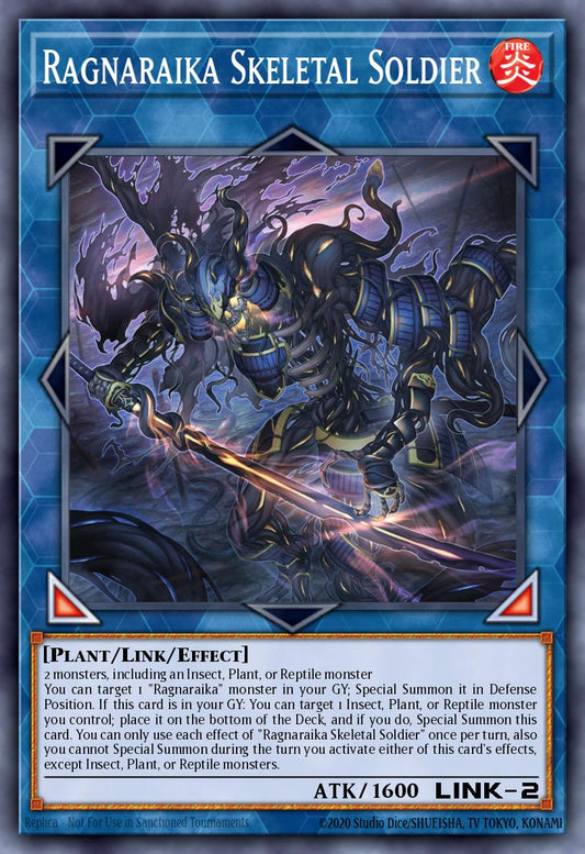 (047) YuGiOh TCG LEDE: Legacy of Destruction Single: Ragnaraika Skeletal Soldier  Common
