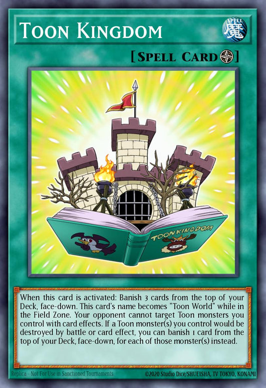 (074) YuGiOh TCG DLCS: Dragons of Legend: The Complete Series Single: Toon Kingdom (V.4 - Ultra Rare)  Ultra Rare