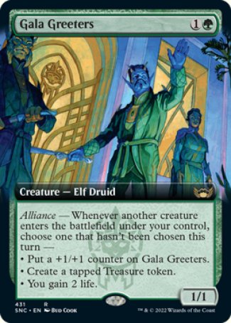 (431) Magic The Gathering Streets of New Capenna: Extras Single: Gala Greeters (V.1) Holo Rare