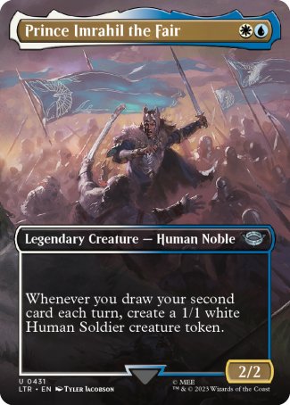 (431) Magic The Gathering The Lord of the Rings: Tales of Middle-earth: Extras Single: Prince Imrahil the Fair Holo Uncommon