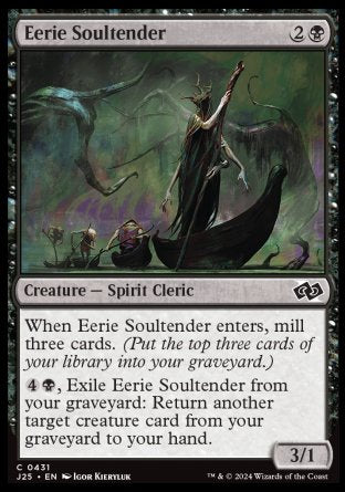 (431) Magic The Gathering Foundations Jumpstart Single: Eerie Soultender  Common