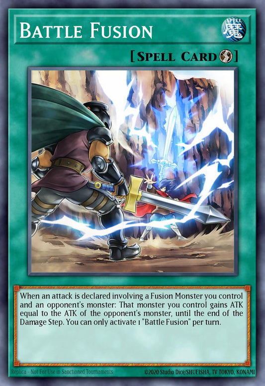 (019) YuGiOh TCG DLCS: Dragons of Legend: The Complete Series Single: Battle Fusion  Common