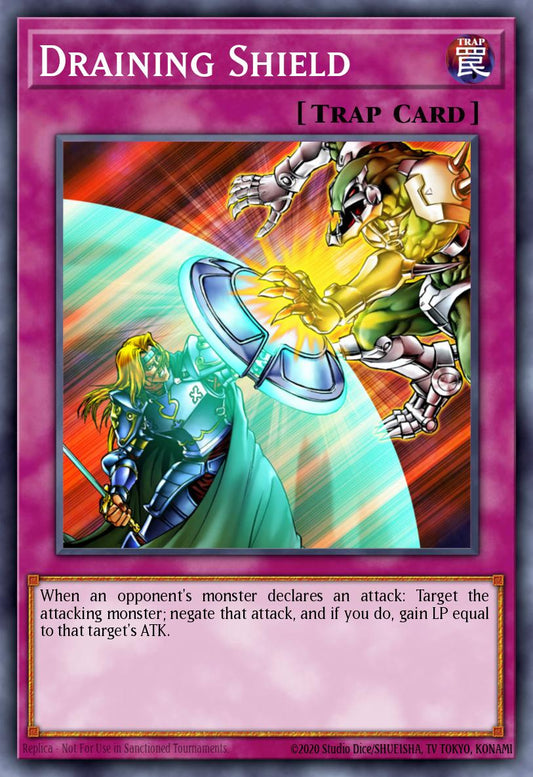 (294) YuGiOh TCG LCYW: Legendary Collection 3: Mega Pack Single: Draining Shield  Common