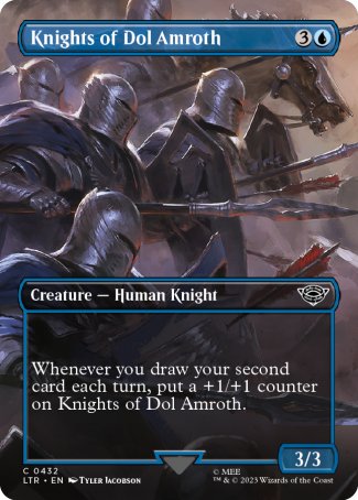 (432) Magic The Gathering The Lord of the Rings: Tales of Middle-earth: Extras Single: Knights of Dol Amroth  Common