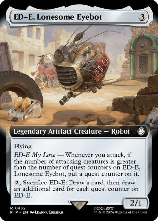 (432) Magic The Gathering Universes Beyond: Fallout: Extras Single: ED-E, Lonesome Eyebot (V.1)  Rare