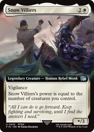 (432) Magic The Gathering Magic: The Gathering - FINAL FANTASY: Extras Single: Snow Villiers Holo Uncommon