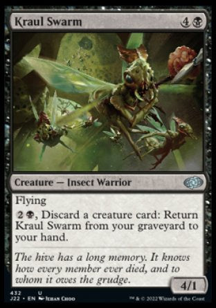 (432) Magic The Gathering Jumpstart 2022 Single: Kraul Swarm  Uncommon