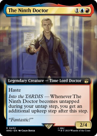 (432) Magic The Gathering Universes Beyond: Doctor Who: Extras Single: The Ninth Doctor (V.1)  Rare