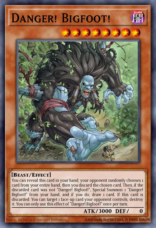 (019) YuGiOh TCG RA03: Quarter Century Bonanza Single: Danger! Bigfoot! (V.6 - Secret Rare)  Secret Rare