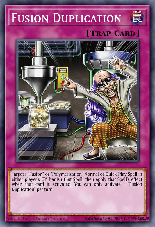 (201) YuGiOh TCG MP24: 25th Anniversary Tin: Dueling Mirrors Single: Fusion Duplication  Ultra Rare