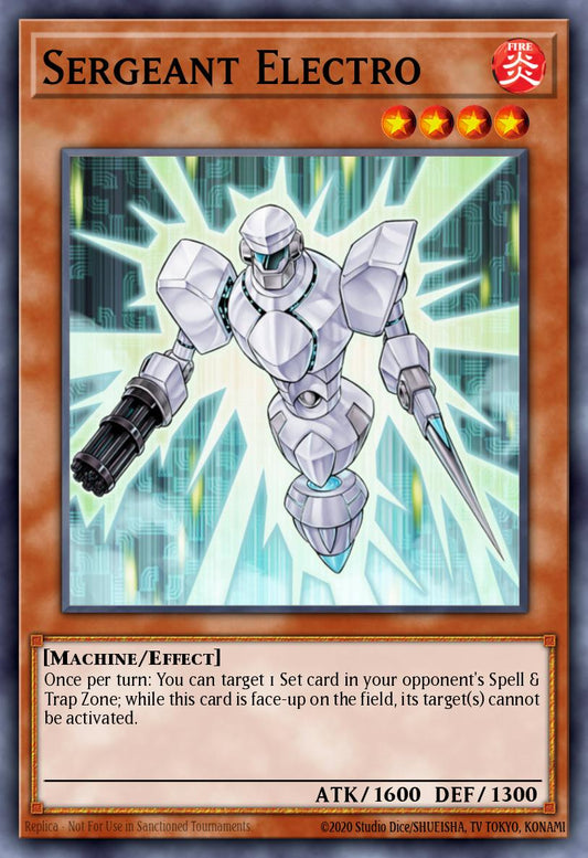 (043) YuGiOh TCG BPW2: Battle Pack 2: War of the Giants - Round 2 Single: Sergeant Electro  Super Rare