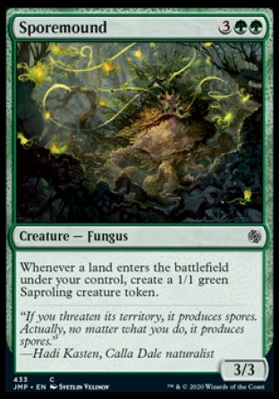 (433) Magic The Gathering Jumpstart Single: Sporemound  Common