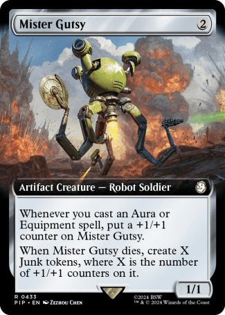 (433) Magic The Gathering Universes Beyond: Fallout: Extras Single: Mister Gutsy (V.1)  Rare