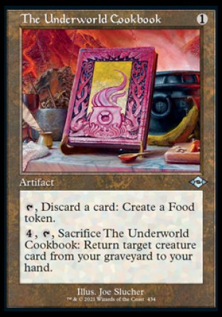 (434) Magic The Gathering Modern Horizons 2: Extras Single: The Underworld Cookbook (V.2)  Uncommon