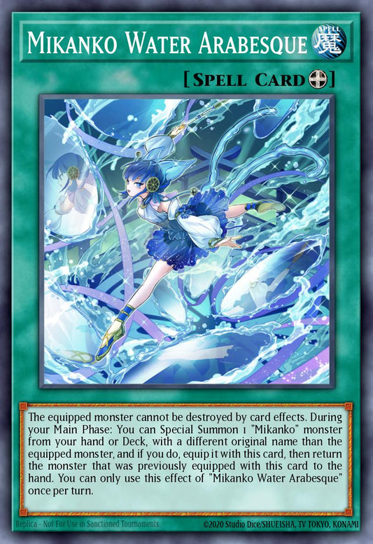 (136) YuGiOh TCG MP24: 25th Anniversary Tin: Dueling Mirrors Single: Mikanko Water Arabesque  Secret Rare