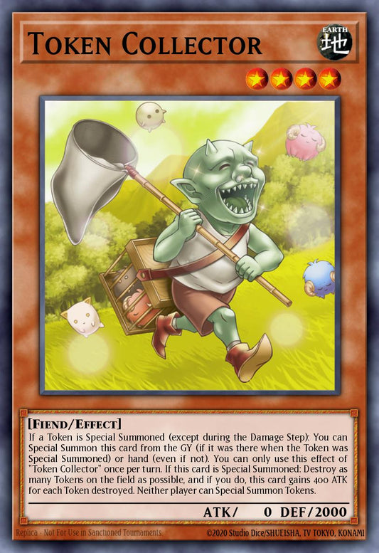 (177) YuGiOh TCG MP19: 2019 Gold Sarcophagus Tin Mega Pack Single: Token Collector  Common