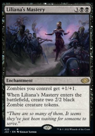 (435) Magic The Gathering Jumpstart 2022 Single: Liliana's Mastery Holo Rare