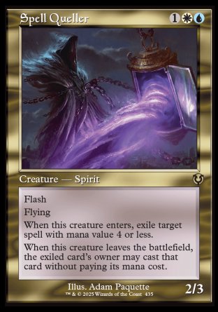 (435) Magic The Gathering Innistrad Remastered: Extras Single: Spell Queller (V.2) Holo Rare