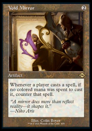 (435) Magic The Gathering Modern Horizons 2: Extras Single: Void Mirror (V.2)  Rare