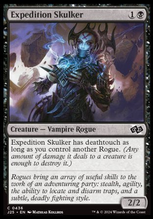 (436) Magic The Gathering Foundations Jumpstart Single: Expedition Skulker  Common