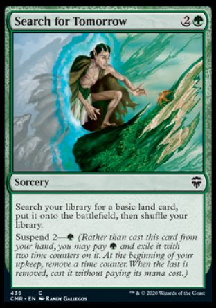 (436/361) Magic The Gathering Commander Legends: Extras Single: Search for Tomorrow  Common