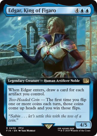 (436) Magic The Gathering Magic: The Gathering - FINAL FANTASY: Extras Single: Edgar, King of Figaro  Rare