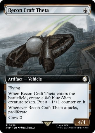 (436) Magic The Gathering Universes Beyond: Fallout: Extras Single: Recon Craft Theta (V.1)  Rare
