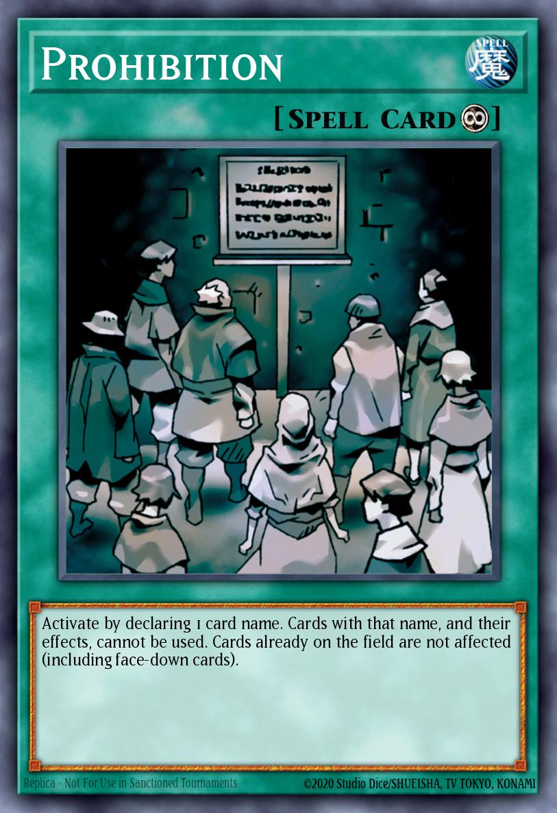 (267) YuGiOh TCG LCYW: Legendary Collection 3: Mega Pack Single: Prohibition  Secret Rare