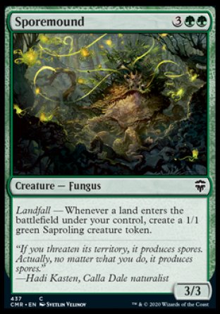 (437/361) Magic The Gathering Commander Legends: Extras Single: Sporemound  Common