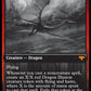 (437) Magic The Gathering Innistrad: Double Feature Single: Manaform Hellkite Holo Mythic