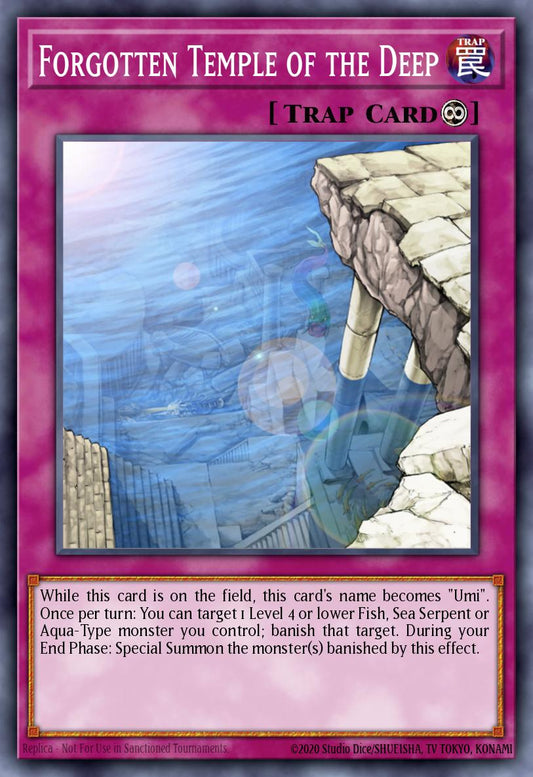 (076) YuGiOh TCG ABPF: Absolute Powerforce Single: Forgotten Temple of the Deep  Common
