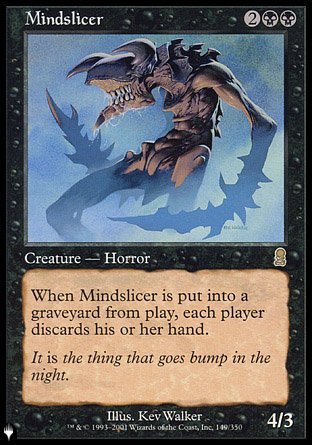 (149) Magic The Gathering The List Single: Mindslicer  Rare