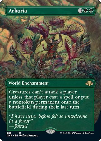 (438) Magic The Gathering Dominaria Remastered: Extras Single: Arboria (V.2) Holo Rare