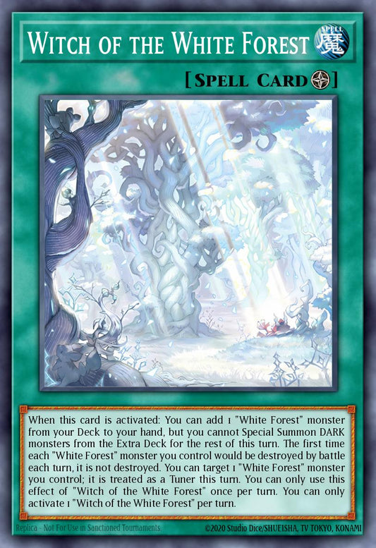 (058) YuGiOh TCG ALIN: Alliance Insight Single: Witch of the White Forest (V.2 - Quarter Century Secret Rare)  Quarter Century Secret Rare