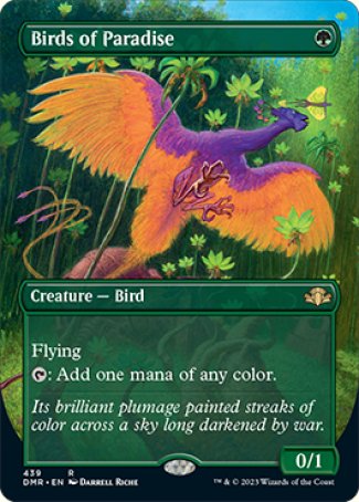 (439) Magic The Gathering Dominaria Remastered: Extras Single: Birds of Paradise (V.2)  Rare