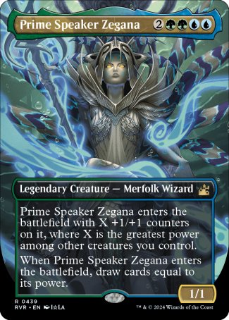 (439) Magic The Gathering Ravnica Remastered: Extras Single: Prime Speaker Zegana (V.2)  Holo Rare