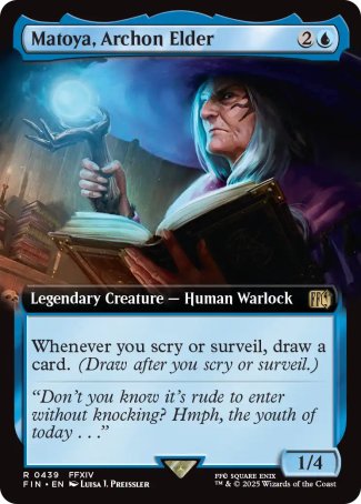 (439) Magic The Gathering Magic: The Gathering - FINAL FANTASY: Extras Single: Matoya, Archon Elder  Rare