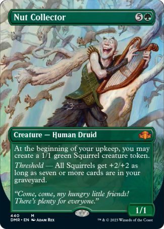 (440) Magic The Gathering Dominaria Remastered: Extras Single: Nut Collector (V.2) Holo Mythic