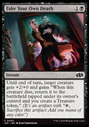 (440) Magic The Gathering Foundations Jumpstart Single: Fake Your Own Death  Common