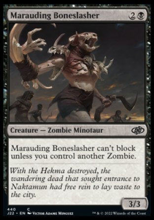 (440) Magic The Gathering Jumpstart 2022 Single: Marauding Boneslasher  Common