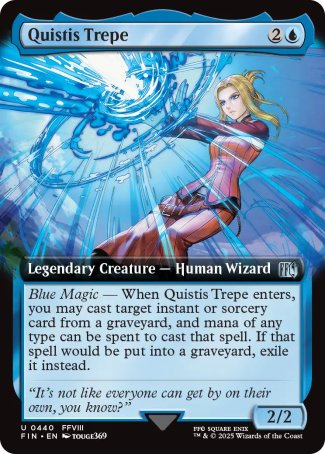 (440) Magic The Gathering Magic: The Gathering - FINAL FANTASY: Extras Single: Quistis Trepe  Uncommon
