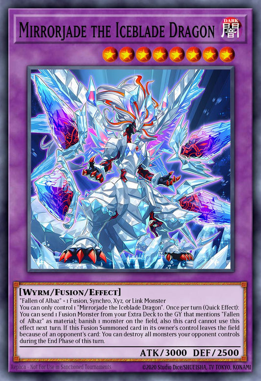 (114) YuGiOh TCG BLTR: Battles of Legend: Terminal Revenge Single: Mirrorjade the Iceblade Dragon  Ultra Rare