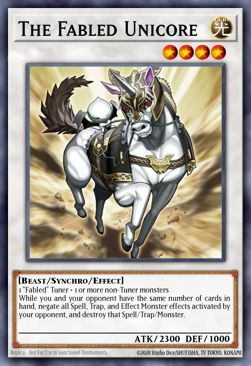 (147) YuGiOh TCG HAC1: Hidden Arsenal: Chapter 1 Single: The Fabled Unicore (V.1 - Common)  Common